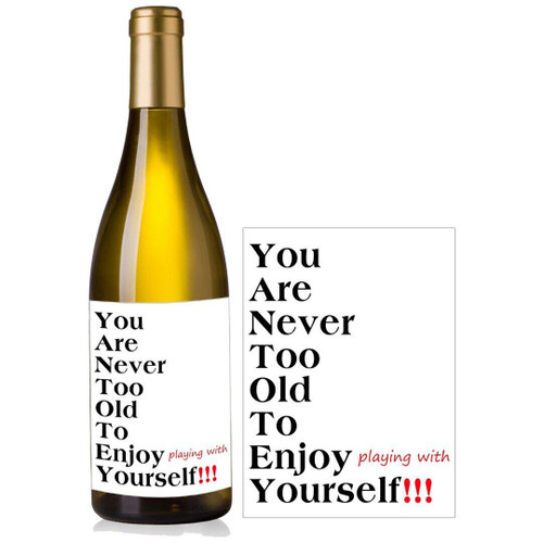 Personalised Wine Bottle Label for Woman Funny Naughty Love Birthday