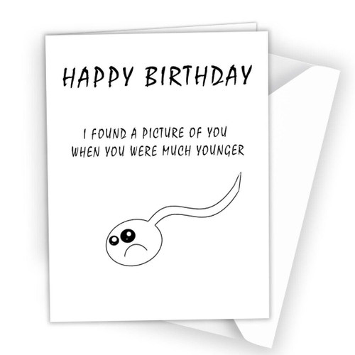 BIRTHDAY CARD Funny Friend Girlfriend Brother Husband Son For Men Women 243