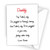 Personalised Father's Fathers Day Card Celebrate Daddy Dad from Baby Bump 434