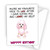 Funny Birthday Card from The Dog for Women Female Sister Aunt Daughter A79