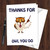 Thank You Greeting Card Funny Rude Cheeky Teacher Mum Dad Carer Nurse Doctor G15