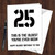 25TH Birthday Card Funny Rude for Women Men Brother Sister Cousin Friend L226