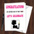Divorce card breakup card FUNNY rude friend mate humor banter party blunt L91