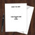 Funny Anniversary Card Rude Message for Wife Girlfriend Husband Boyfriend N49