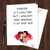 Anniversary Card Romantic Soulmate Lovers Girlfriend, Boyfriend Husband Wife N75