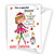 Merry Christmas Card Xmas Seasonal Greetings Lovely for Special Daughter R06