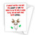 Christmas Card Xmas Greeting Card Creepy Elf Brother Sister Siblings Cousin R33