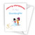 Personalise Christmas Card Xmas Greetings Cards Granddaughter Niece Daughter R36