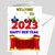 Happy new year 2023 Greeting Card lockdown isolated wishers for all R58