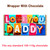 Love You Daddy Novelty Chocolate Bar Wrapper Lovely Gift Present for Dad Father