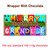 Merry Christmas Grandude Novelty Chocolate Bar Wrapper Gift for Grandad Grandpa