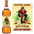Personalised Sticker Label for Captain Morgan Spiced Rum Bottle for Birthday Anniversary Any Occasion