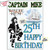 Personalised Sticker label for Captain Morgan Rum Bottle for Birthday any - 1L