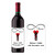 Personalised Wine Bottle Label For Wedding Anniversary Engagement BL041