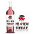 Personalised Bottle Label Funny Love Anniversary Me You Forever Suitable for Bottle of Wine