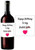 Personalised Wine Bottle Label for Female Women Best Friend Bestie B*tch 