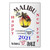 Personalised Malibu Coconut Rum Bottle Label for New Year All Any Occasion 