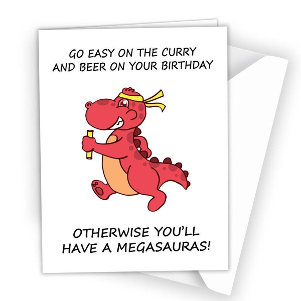 Birthday Card Funny Rude for Brother Son Dad Husband Boyfriend Friend Men 511