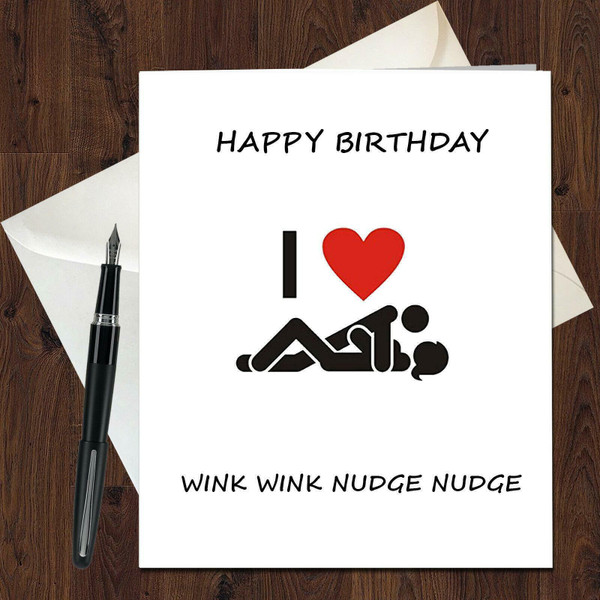 Birthday Day Card for Boyfriend Husband Wife Girlfriend Partner Love 0574