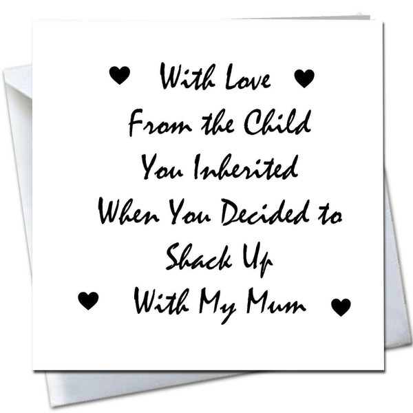 Father's Day Stepdad Card Step Dad Step Father Step Daddy Card Birthday card