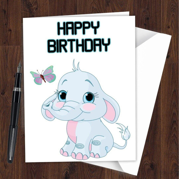Birthday Card Kids Children's Funny Joke Adorable for Kids Child Children L172
