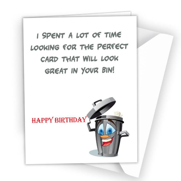 Birthday Card Funny Rude Brother Son Dad Husband Boyfriend Friend for Men A38