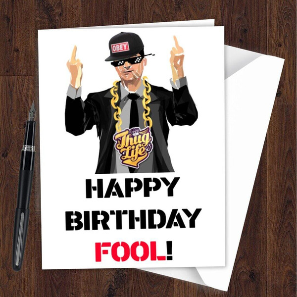 Birthday Card Funny Rude Brother Son Boyfriend Friend for Men L113