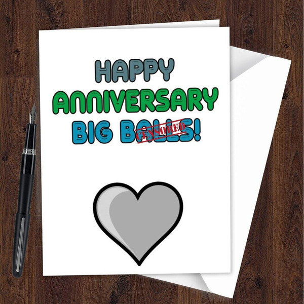 Rude Funny Happy Anniversary Card Girlfriend Boyfriend Husband Wife Humour L120