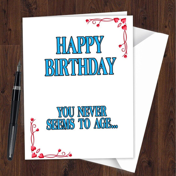 Funny Birthday Card for Women Perfect Best Friends Any Age 30th 40th L285