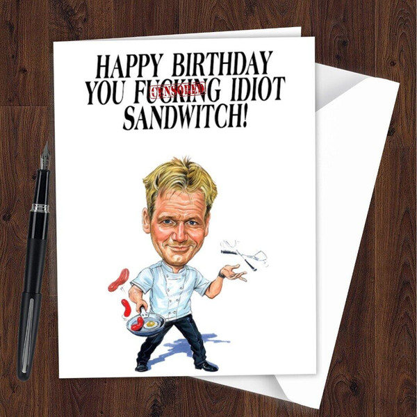 Funny Offensive Rude Birthday Card for Men Him Brother Best Friend BFF L47