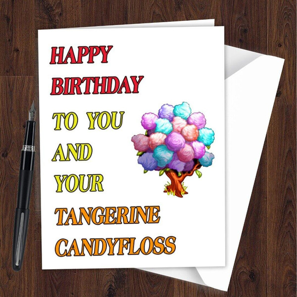 Funny Rude Happy Birthday Card For Ginger Hair Friend BFF Male Female LOVER L50