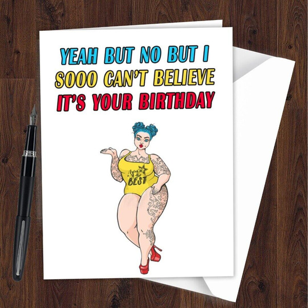 Funny Birthday Card Perfect For Women 30th 40th 50th BFF MUM AUNT Sister L60