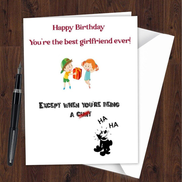 Birthday Card Romantic Love for Girlfriend Wife Soul Mate Partner Lover N41