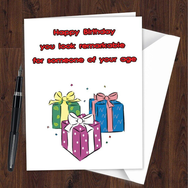 Birthday Card Funny Rude Joke Brother Sister Siblings Cousin Any N70