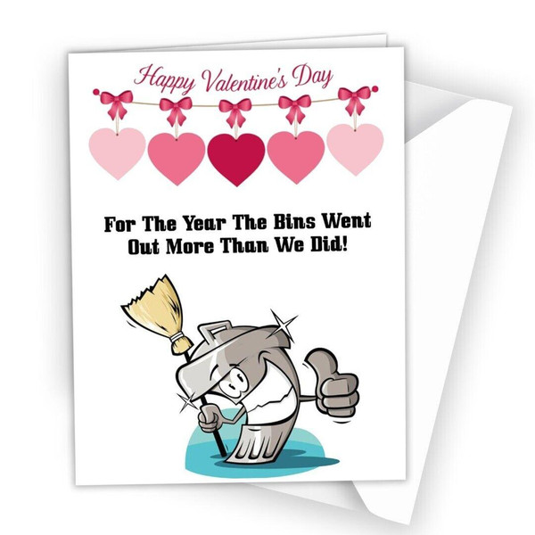 Funny Valentine's Day Card Lockdown for Husband Wife Girlfriend Boyfriend S32