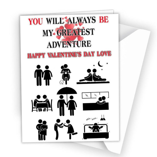 Funny Valentine Anniversary Card Lockdown Husband Wife Girlfriend Boyfriend S40