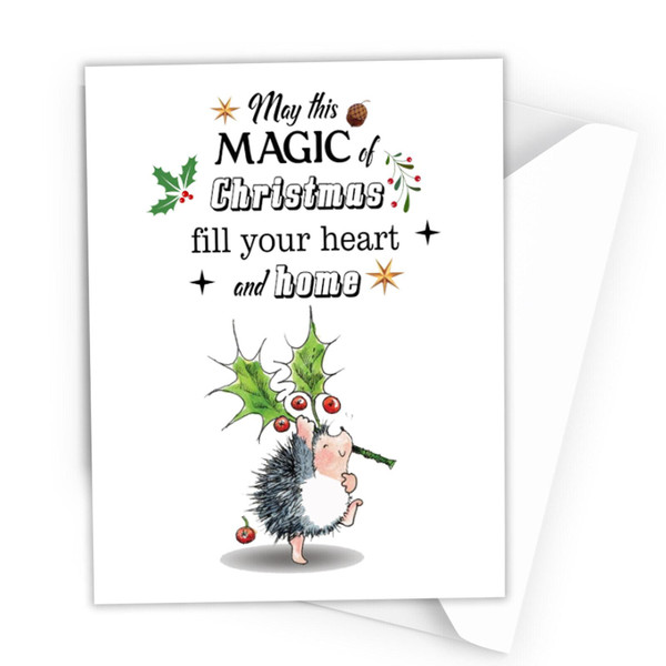 Happy Merry Christmas Xmas Seasonal Greetings Card For Men Women Girl Boy Any U11