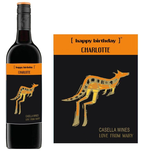 Personalised Bottle Label Birthday Christmas Friend Family Any Suitable for Bottle of Wine BL097