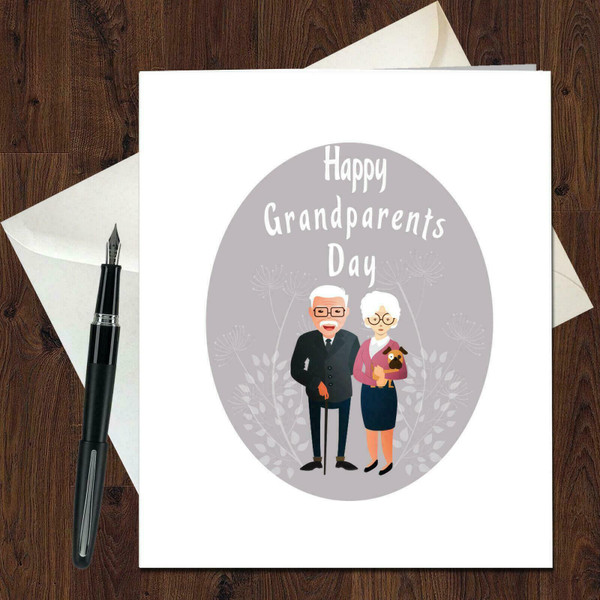 Special Celebrate Best Great Grand Mom Dad Happy Grandparents Day Wish Card