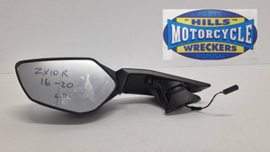 Kawasaki Ninja ZX-10R genuine OEM left-side rearview mirror used