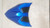 Kawasaki EX650 Ninja Rear seat cowl Blue Genuine OEM 2017 - 2020