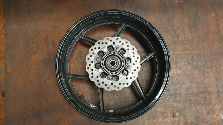 KAWASAKI EX650 Ninja 2013 Rear Wheel Rim With Rear Brake Rotor