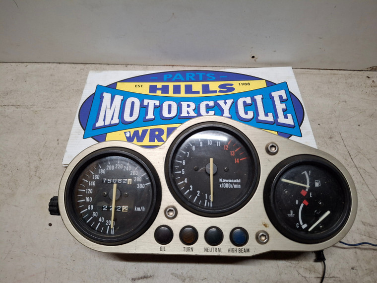 KAWASAKI ZX900B 1994 INSTRUMENTS DASH WIRING DAMAGED