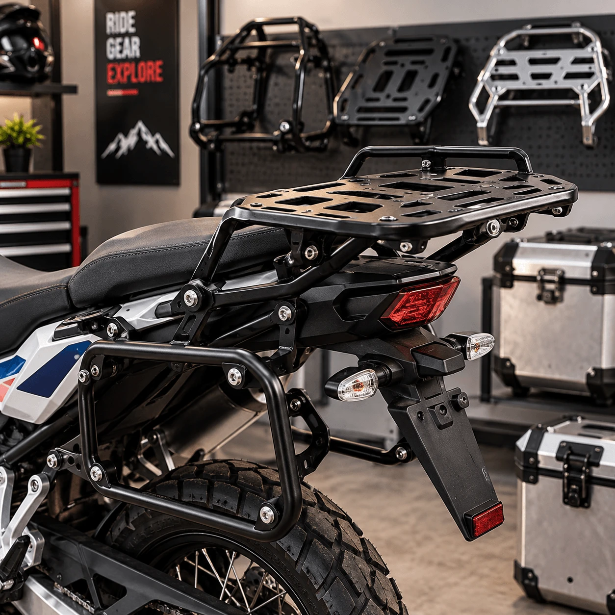 Motorcycle front-end components