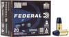 Federal Syntech Defense 9mm Ammo, 138gr SJHP (20rd. Box)