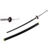 Black Sword Functional Damascus Katana (TOMIOKA GIYU)