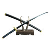 Black Sword Functional Damascus Katana (Muichiro Tokito)