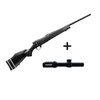 Weatherby Vanguard Synthetic Compact .223 Rem with Scorpion 1-8×24 Rifle Scope Combo