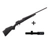 Weatherby Vanguard Synthetic Compact .243 Win 20" with Scorpion 1-4x24 Rifle Scope Combo