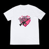TNA T-Shirt (Never gonna give you up heart) - White base